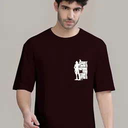 Kushi Flyer Men Graphic Printed Round Neck Relaxed Fit T-shirt-picture-50