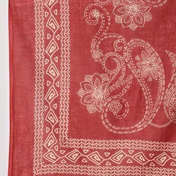 Meena Bazaar Floral Printed V-Neck Straight Kurta With Trousers & Dupatta image 3