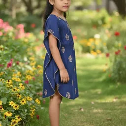 BAESD Floral Print Keyhole Neck Ethnic Top image 3