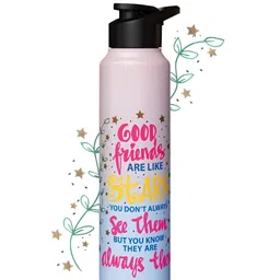 Speedex Multicoloured & Multicoloured Single Stainless Steel Printed Single Wall Vacuum Water Bottle-picture-32