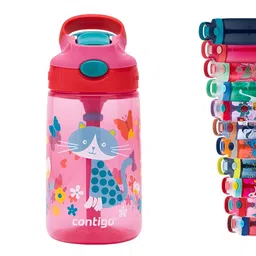 Contigo Red & Pink Single Tritan Printed Water Bottle-image-63