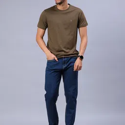 V-Mart Men Regular Fit Mid-Rise Light Fade Stretchable Jeans image 3