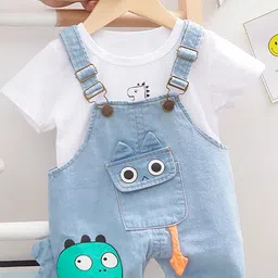 LULU & SKY Boys Printed T-shirt with Shorts-picture-21