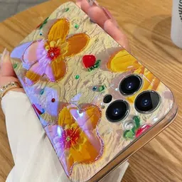 CASE CREATION Women Floral Printed iPhone 15 Back Case image 2