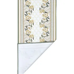 Aura 12-Pcs White & Yellow Floral Printed Table Linen Set image 3