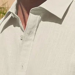 Vida Loca Smart Textured Spread Collar Slim Fit Shirt image 2