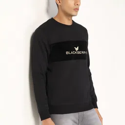 Blackberrys Men Solid Sweatshirt image 1