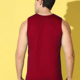 WOOSTRO Pack of 2 Printed Combed Cotton Innerwear Vests with Intelliease Technology image 2