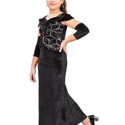 Lei-Chie Velvet Maxi Dress image 4