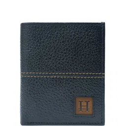 HIROSHI Men Leather Two Fold Wallet image 1