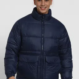AMERICAN EAGLE OUTFITTERS Men Geometric Puffer Jacket-image-61