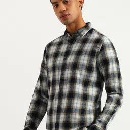 United Colors of Benetton Men Tartan Checks Opaque Checked Casual Shirt image 5