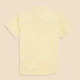 Allen Solly Junior Boys Conversational Printed Spread Collar Opaque Cotton Casual Shirt image 2