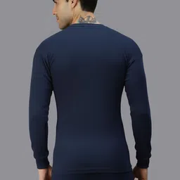 AMUL COMFY Skinny-Fit V-Neck Full Sleeve Thermal Top image 3