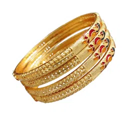 SGN fashion Gold Brass Bangles image 2