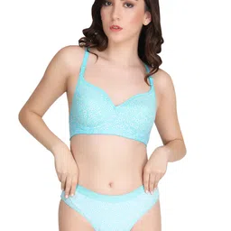 Liigne Women Pack Of 6 Everyday Printed Padded Bra Pure Cotton Lingerie Set image 2