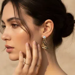 FLAURI Animal Shaped Drop Earrings image 5