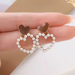 glitchez Heart Shaped Drop Earrings image 3