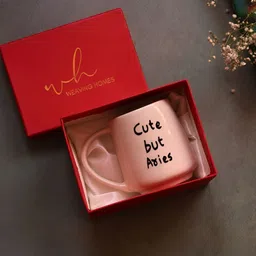 WEAVING HOMES White & Black Printed Ceramic Glossy Mugs Set of Cups and Mugs image 2