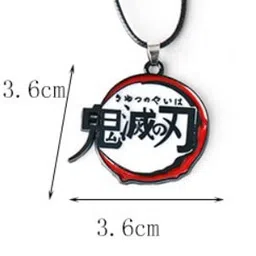 rvm jewels Demon Slayer Ghoul Of Blade Kimetsu No Yaiba Pendant Necklace for Men and Women image 2