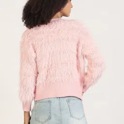 SHOWOFFFF Women Crop Button Shrug image 5