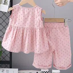 INCLUD Girls Printed Sleeveless Top With Shorts image 2