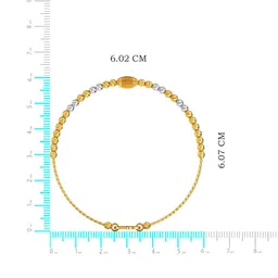 Joyalukkas Women 22Kt S-Hook Closure Stunning Gold Bracelet- 5.112 gm image 3