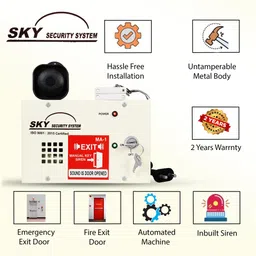 sirensystem MA-1 Emergency Siren Door System Wired Sensor Security System image 4