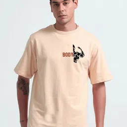 GSPO Men Typography Printed Applique T-shirt-picture-39