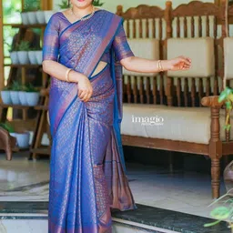 AVANTIKA FASHION Woven Design Zari Kanjeevaram Saree image 5