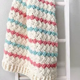 yarnlay india YARNLAY Blanket Hand Knitting & Crochet Yarn (Sky Blue_100g Ball) image 4