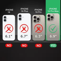 Luxury Kase Unisex iPhone 16 Pro Max Solid Mag-Safe Back Case image 4