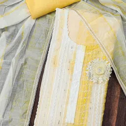 Ishin Embroidered Unstitched Dress Material-picture-28