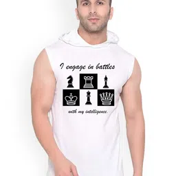 Fashnobic Men Printed Cotton Hooded Neck Gym Vests-image-95