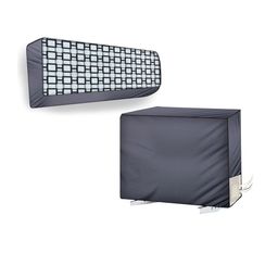The Furnishing Tree Grey Plastic Air Conditioner Cover-picture-3