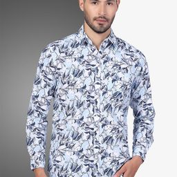 D Finish Men Smart Floral Printed Casual Shirt-image-61
