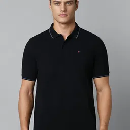 Louis Philippe Sport Men Polo Collar Pure Cotton Slim Fit T-shirt-picture-29