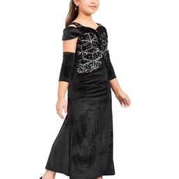 Lei-Chie Velvet Maxi Dress image 3