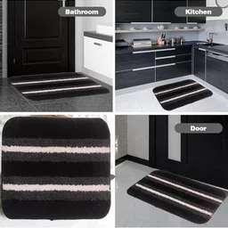 CROWN MATTINGS Multi 1400 GSM Microfibre Bath Rugs image 3