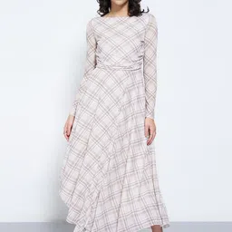 Honey by Pantaloons Checked Midi Dress image 2