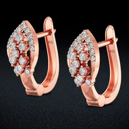 Joyalukkas Women Earrings Gold-3.08 gms-image-1