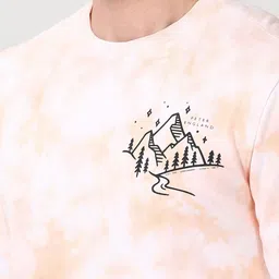 Peter England Casuals Men Tie and Dye Pullover Sweatshirt image 4