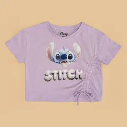 Pantaloons Junior Girls Graphic Printed Round Neck Cotton Relaxed Fit T-shirt-picture-18