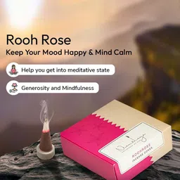 Nirmalaya Rooh Rose Brown 40 Pieces Dhoop Cones image 5