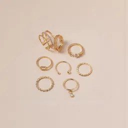 Zaphariq Set Of 8 Adjustable Finger Ring image 4