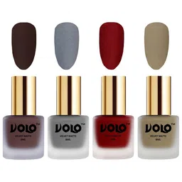 VOLO Set Of 4 Velvet Matte Nail Polish - 8 ml Each - 2 - 20 - 22 - 37 image 1