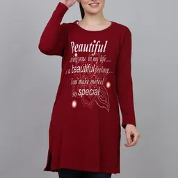 DDASPRATION Women Typography Printed T-shirt-picture-30