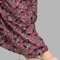 Simmu Floral Printed Pure Cotton Unstitched Dress Material image 5