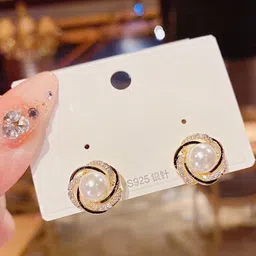 Estailo fashion Circular Studs Earrings-picture-21