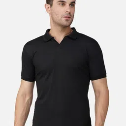 Elibolz Men Polo Collar Pockets T-shirt-picture-37